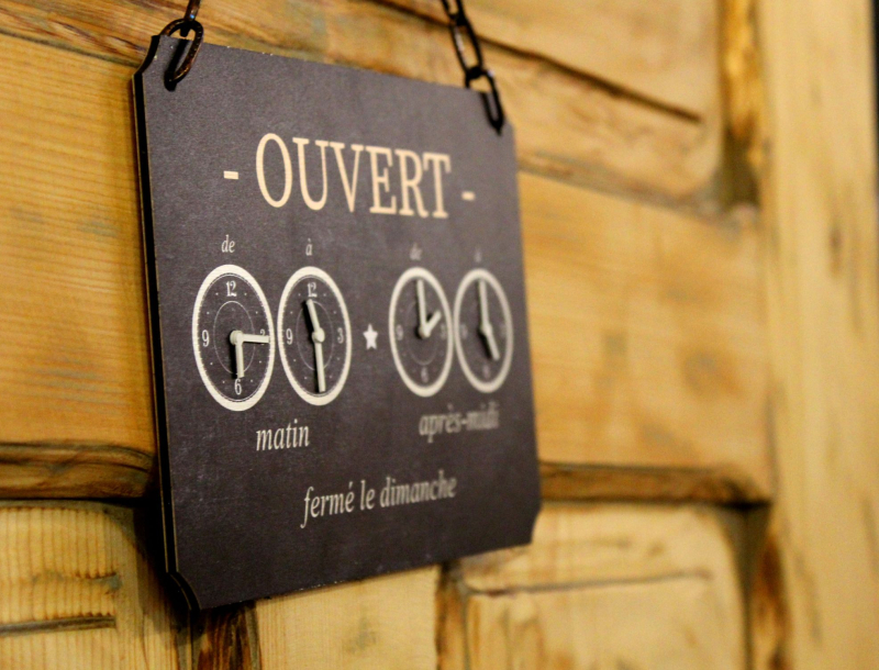 Horaires de fin d'année
