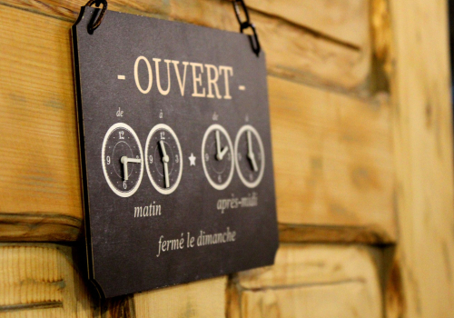 Horaires de fin d'année
